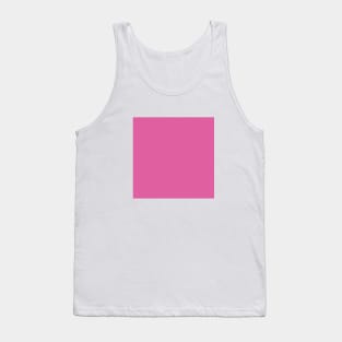 Solid Valentine hot Pink Monochrome Minimal Design Tank Top